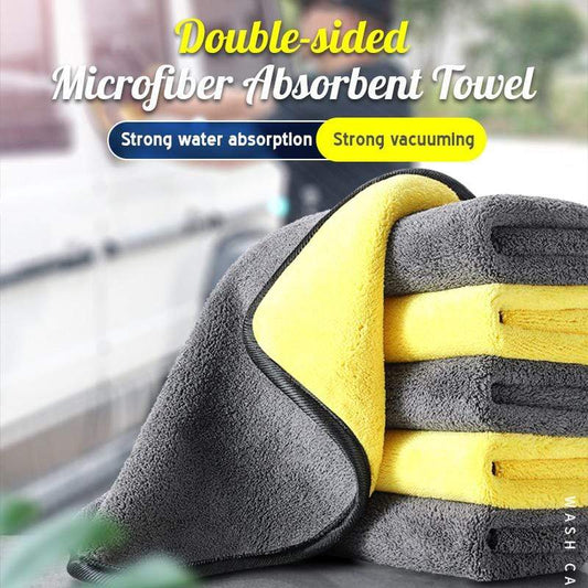 🔥Double-sided Microfiber Absorbent Towel