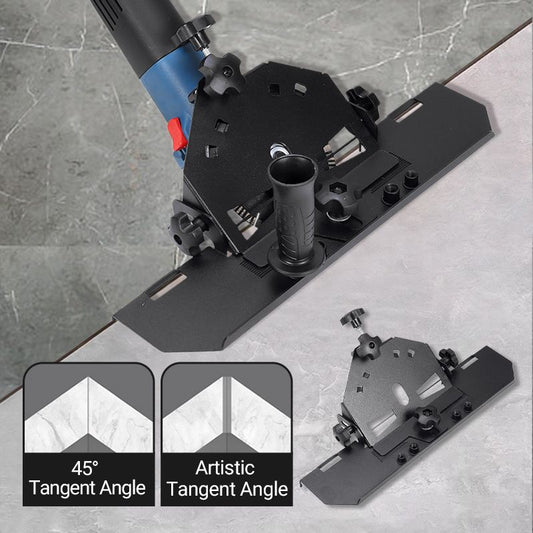 Angle Grinder Stand for 45° Chamfer Cutting