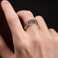 Vintage Chinese Style Emperor Coin Abacus Ring
