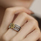 Vintage Chinese Style Emperor Coin Abacus Ring