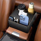 Multifunctional Car Armrest Organizer for Tissues & Drinks