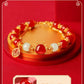 Faux Agate Dragon Golden Fortune Bracelet
